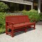 Highwood Usa 6ft Commercial Grade Garden Bench Outdoor Furniture for Patio, Yard and Garden CM-BENSQ62-RED - alternate 3